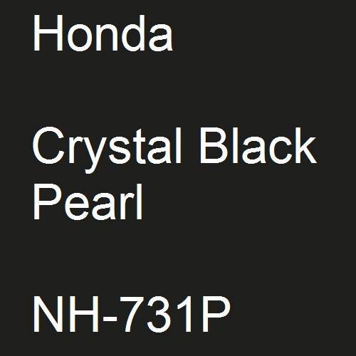 Honda, Crystal Black Pearl, NH-731P.